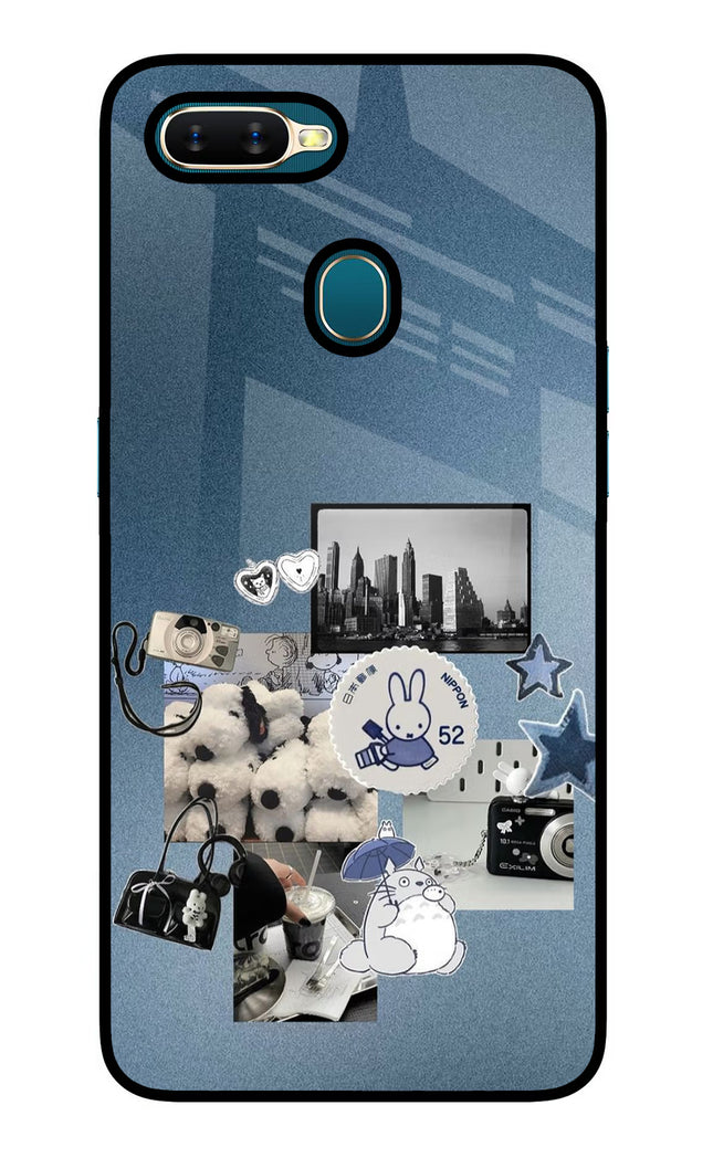 Miffy Oppo A7/A5s/A12 Glass Case Back Cover by Casekaro