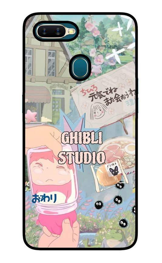 Studio Ghibli Oppo A7/A5s/A12 Glass Case