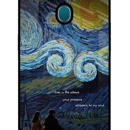 Softcore Oppo A7/A5s/A12 Glass Case Back Cover by Casekaro