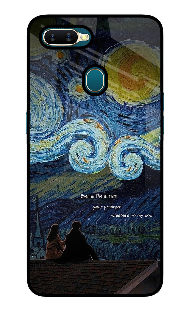 Softcore Oppo A7/A5s/A12 Glass Case Back Cover by Casekaro