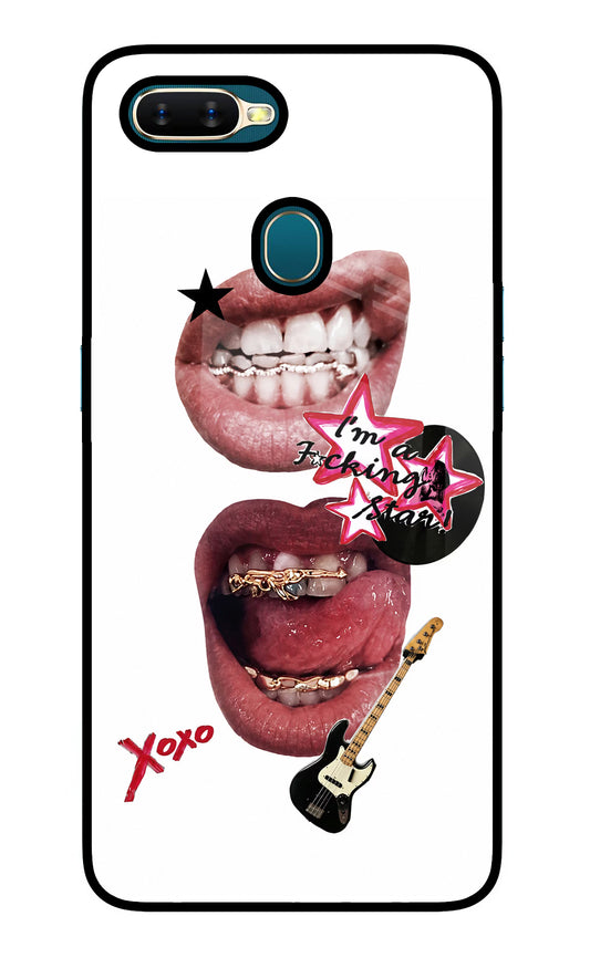 Rockstar Oppo A7/A5s/A12 Glass Case