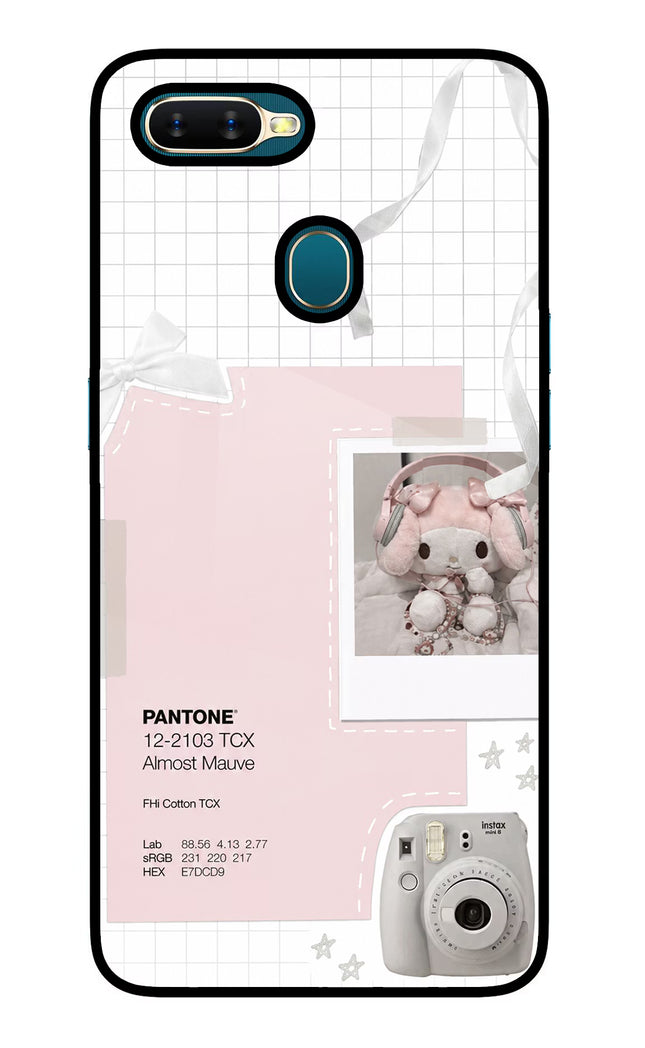 Pantone Asthetic Oppo A7/A5s/A12 Glass Case Back Cover by Casekaro