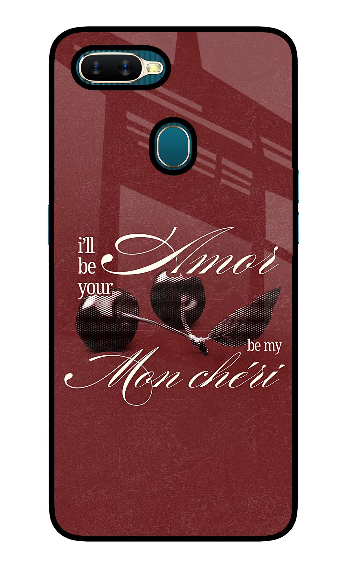 Velvet Cherry Oppo A7/A5s/A12 Glass Case
