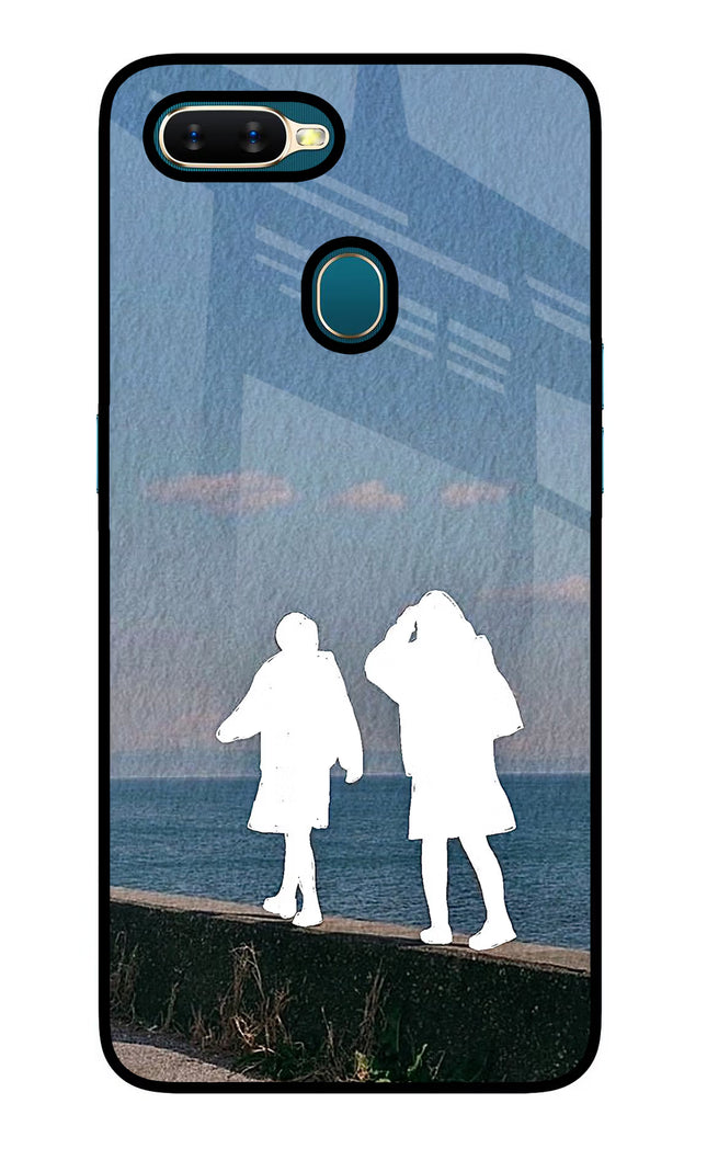Coastal Dream Oppo A7/A5s/A12 Glass Case Back Cover by Casekaro