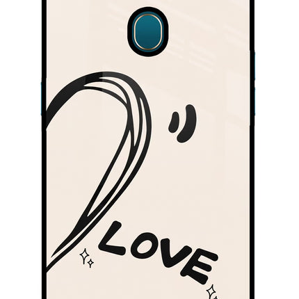 Soul Line Oppo A7/A5s/A12 Glass Case Back Cover by Casekaro