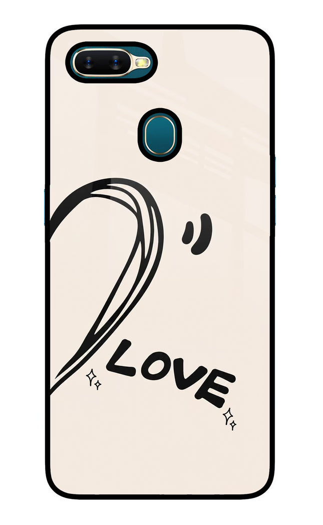 Soul Line Oppo A7/A5s/A12 Glass Case Back Cover by Casekaro