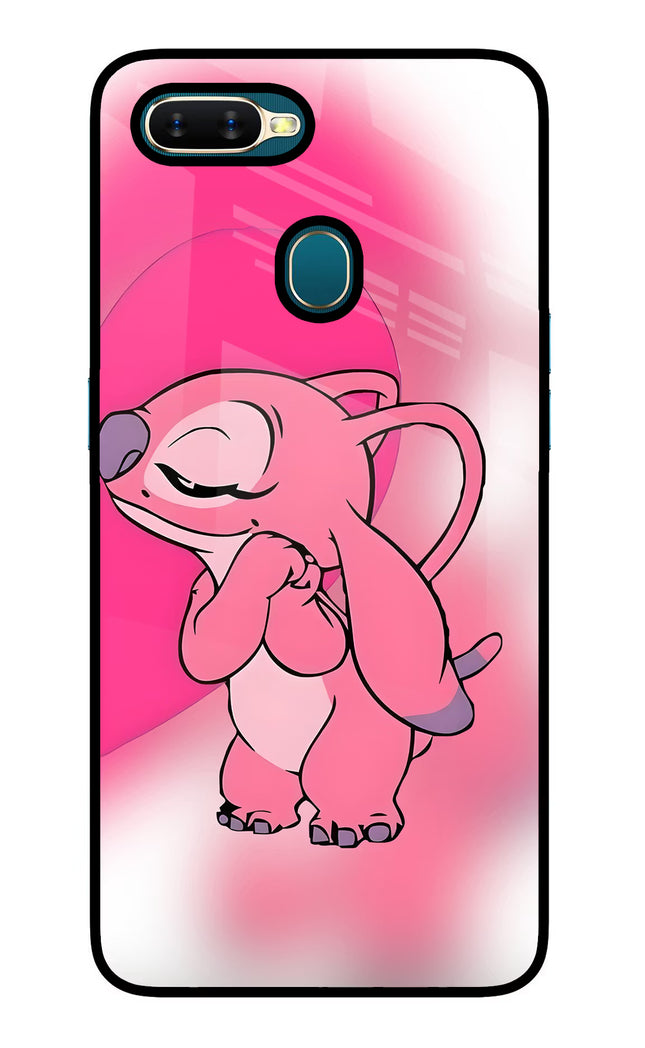 Angel Hug Oppo A7/A5s/A12 Glass Case Back Cover by Casekaro