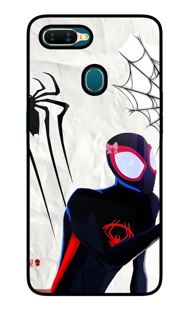 Miles Verse Oppo A7/A5s/A12 Glass Case Back Cover by Casekaro