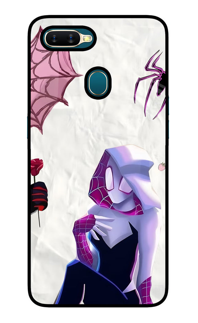 Gwen Verse Oppo A7/A5s/A12 Glass Case Back Cover by Casekaro