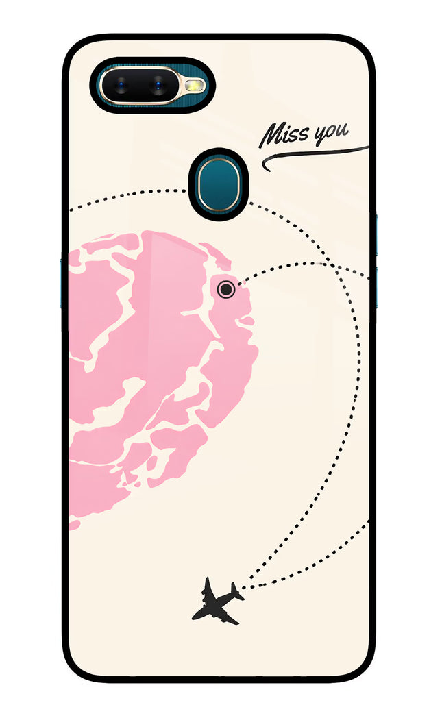 Miss Orbit Oppo A7/A5s/A12 Glass Case Back Cover by Casekaro