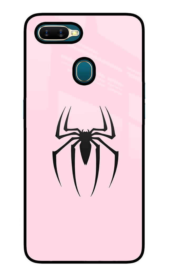 Peter Symbol Oppo A7/A5s/A12 Glass Case Back Cover by Casekaro