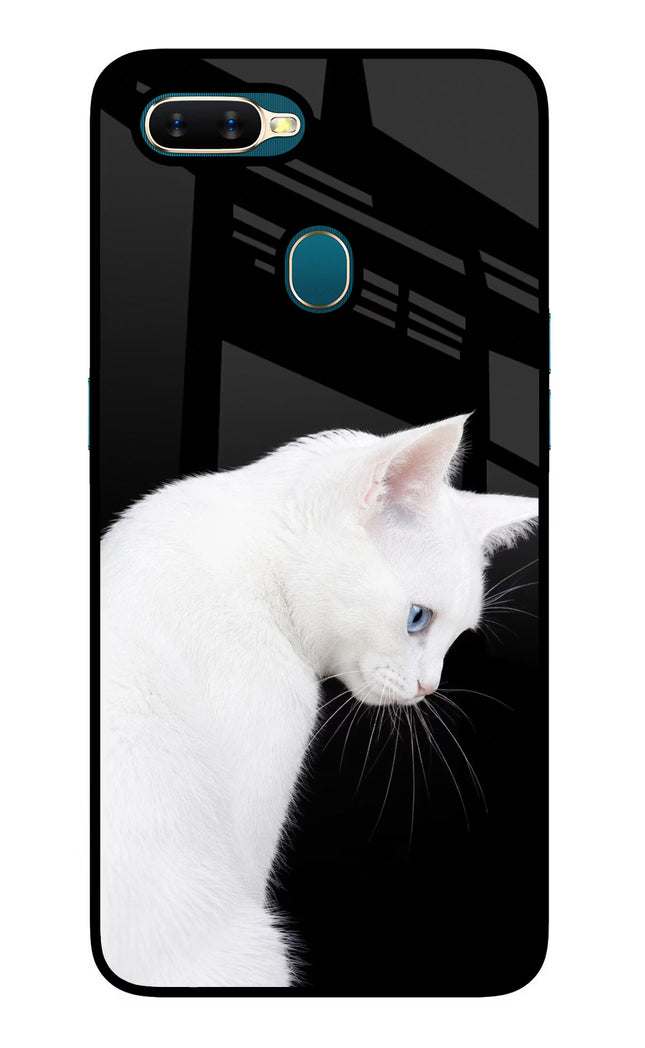 Snow Gaze Oppo A7/A5s/A12 Glass Case Back Cover by Casekaro
