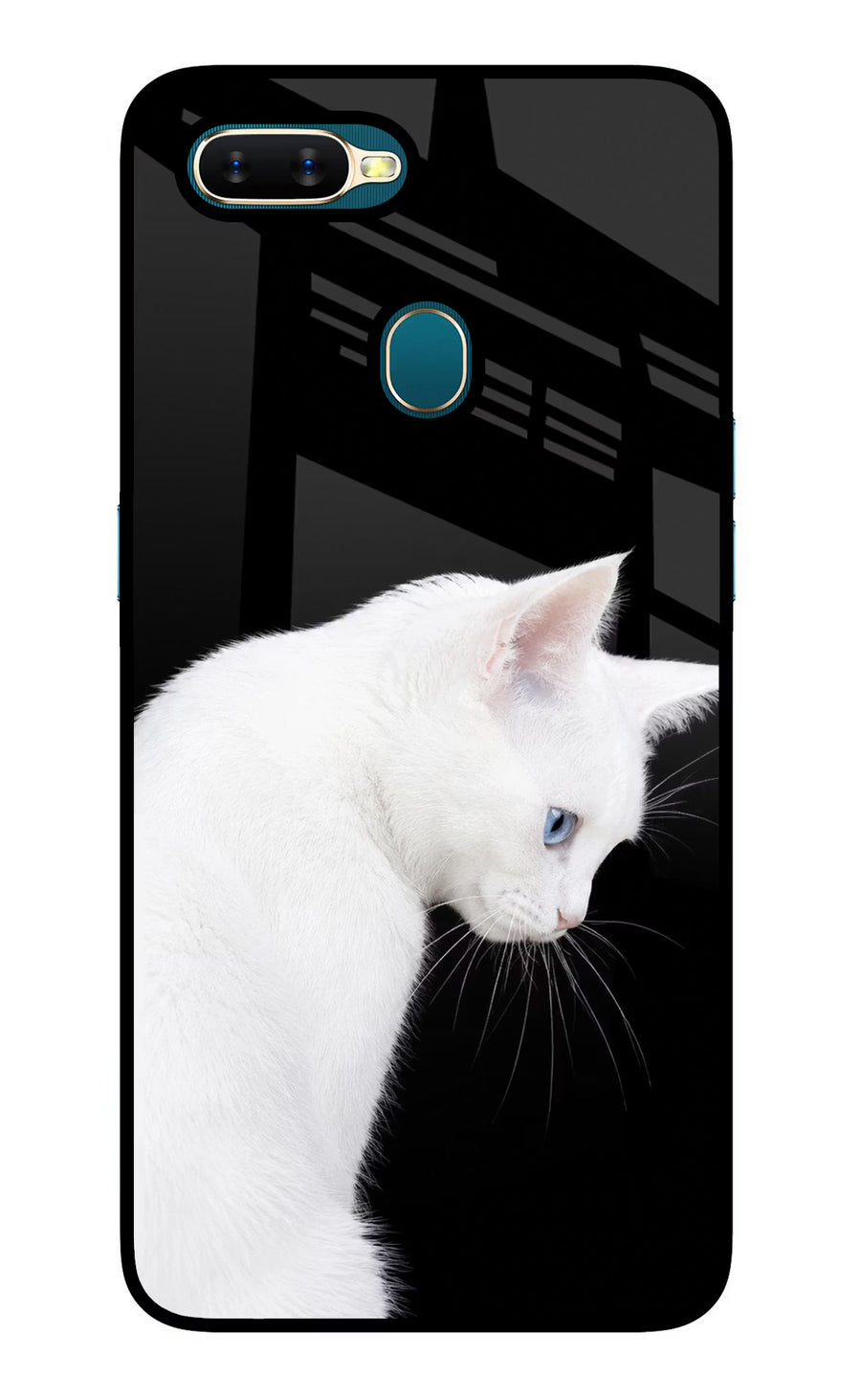 Snow Gaze Oppo A7/A5s/A12 Back Cover, Glass case