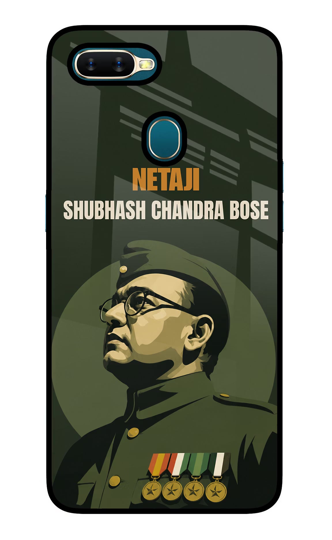 Netaji Legacy Oppo A7/A5s/A12 Glass Case