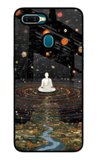 Space Monk Oppo A7/A5s/A12 Glass Case