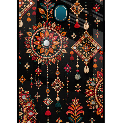 Boho Noir Oppo A7/A5s/A12 Glass Case