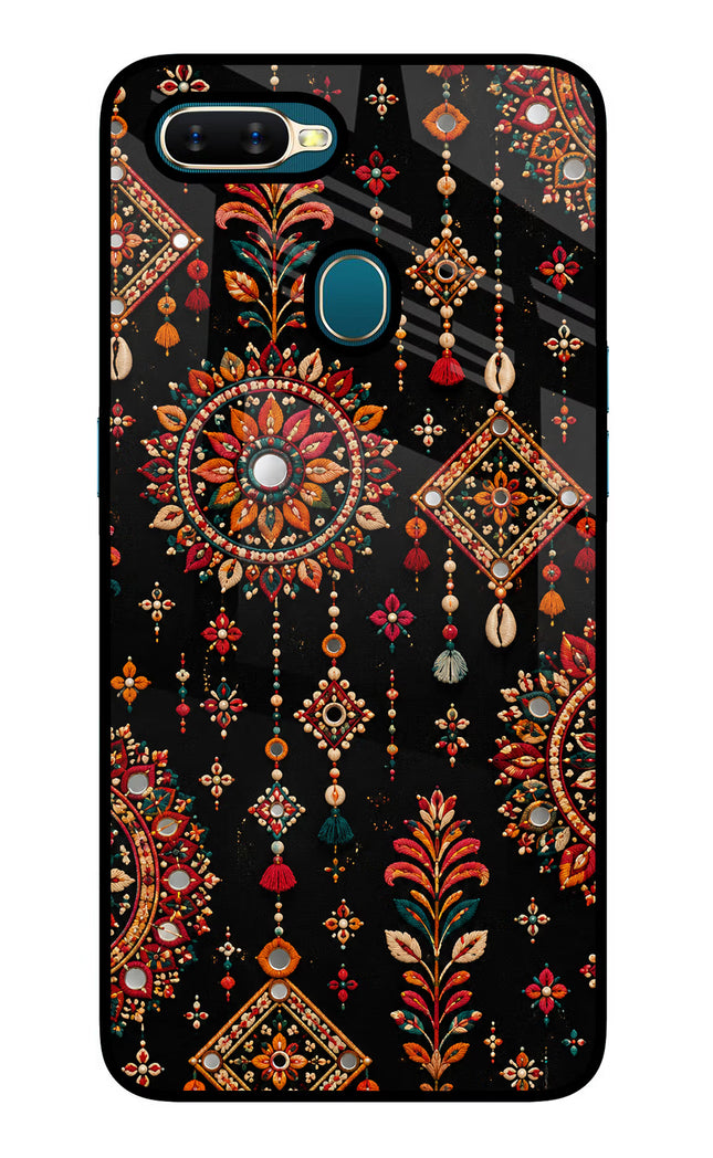 Boho Noir Oppo A7/A5s/A12 Glass Case
