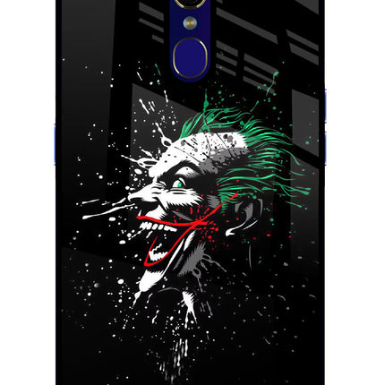 Joker Oppo F11 Glass Case Back Cover by Casekaro