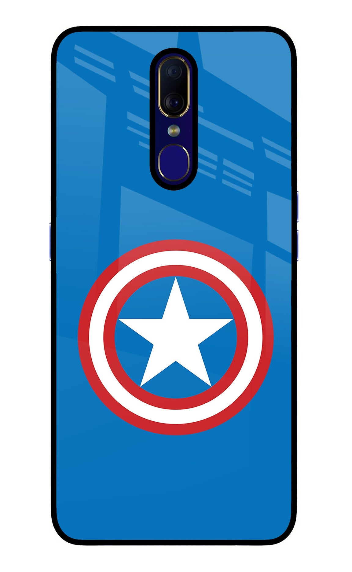 Captain America Logo Oppo F11 Back Cover