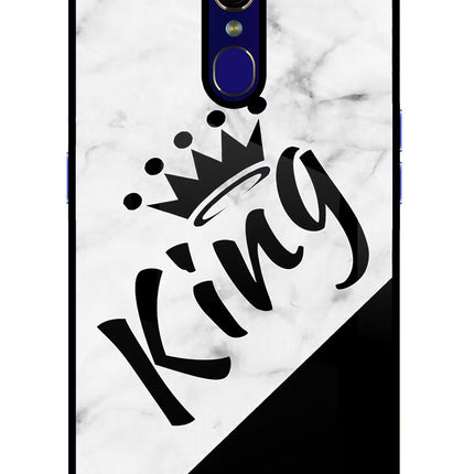 King Oppo F11 Glass Case Back Cover by Casekaro
