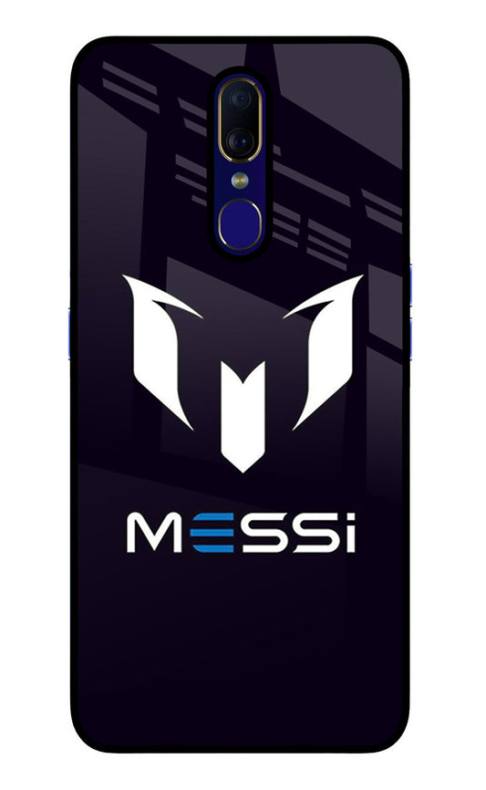 Messi Logo Oppo F11 Glass Case