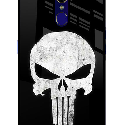 Punisher Skull Oppo F11 Glass Case Back Cover by Casekaro