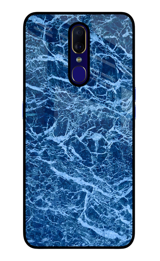 Blue Marble Oppo F11 Glass Case