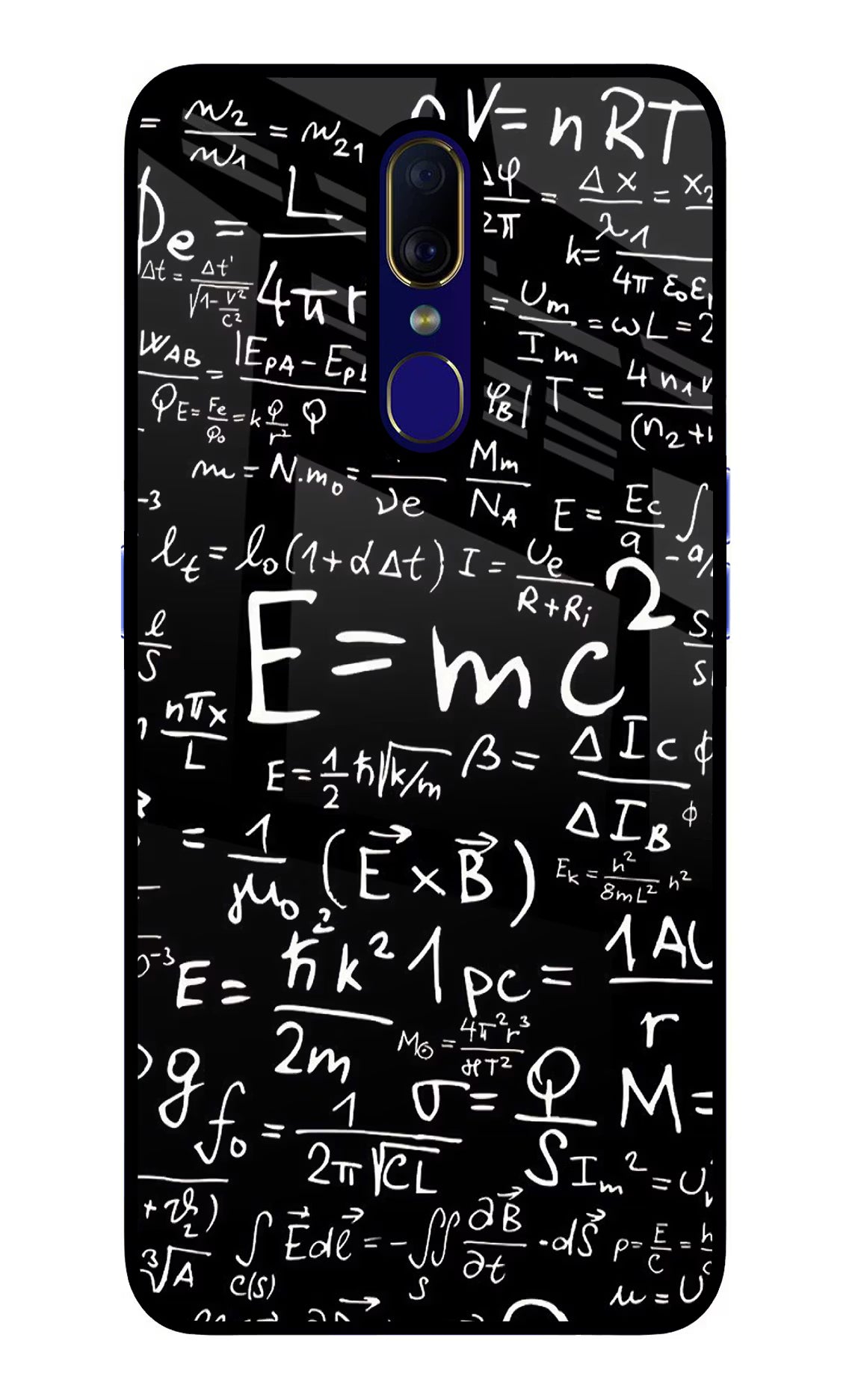 Physics Formula Oppo F11 Glass Case