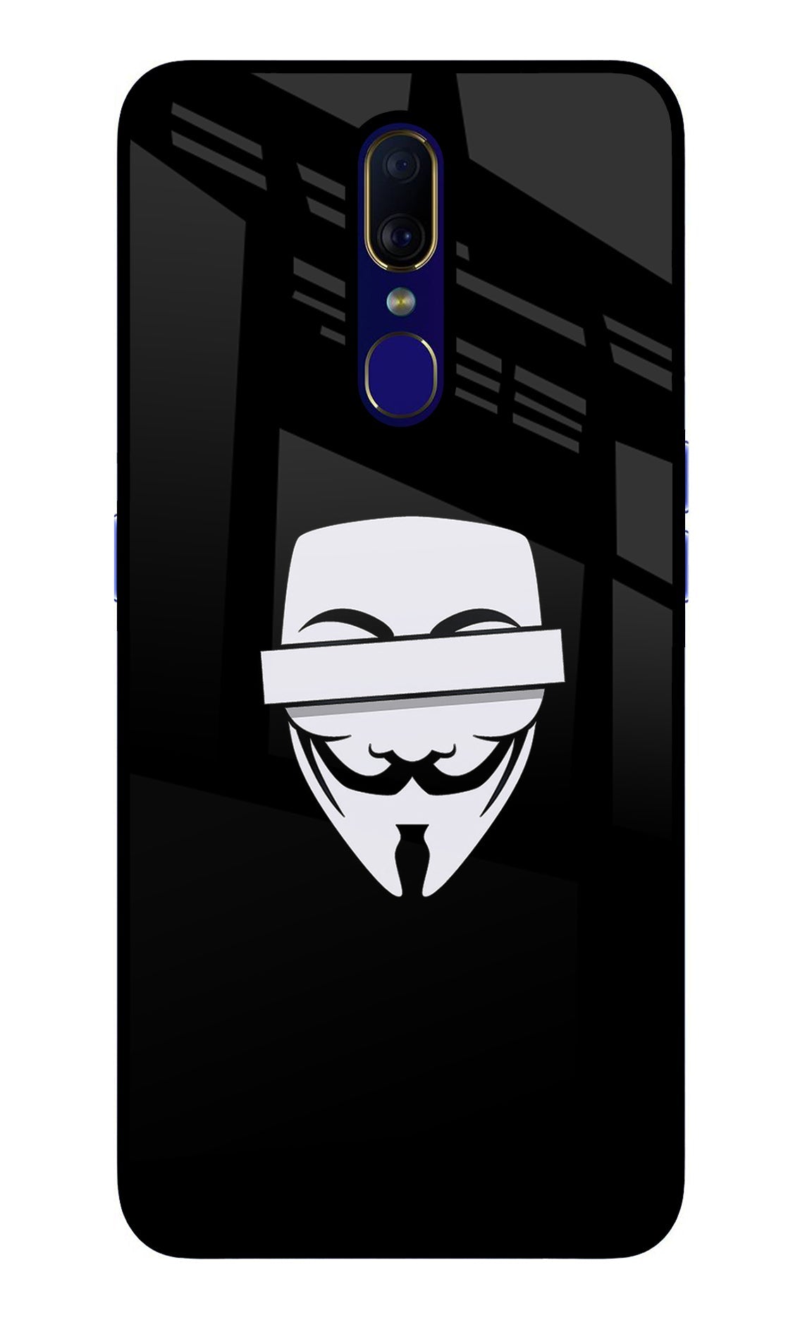 Anonymous Face Oppo F11 Back Cover