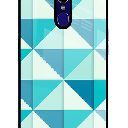 Abstract Oppo F11 Glass Case Back Cover by Casekaro