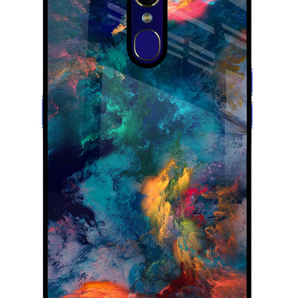 Artwork Paint Oppo F11 Glass Case Back Cover by Casekaro
