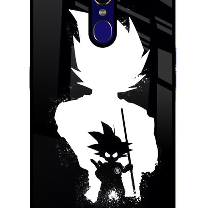 Goku Shadow Oppo F11 Glass Case Back Cover by Casekaro