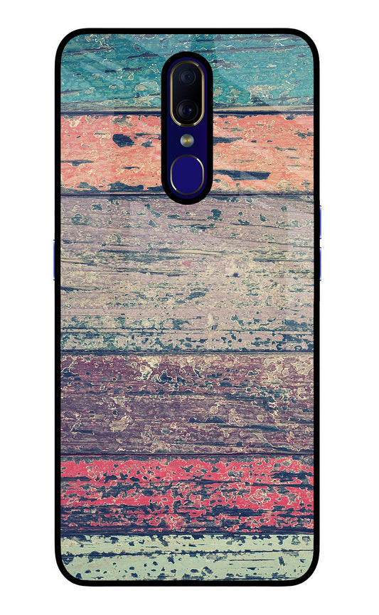 Colourful Wall Oppo F11 Glass Case