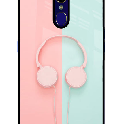 Music Lover Oppo F11 Glass Case Back Cover by Casekaro