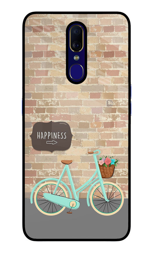 Happiness Artwork Oppo F11 Glass Case