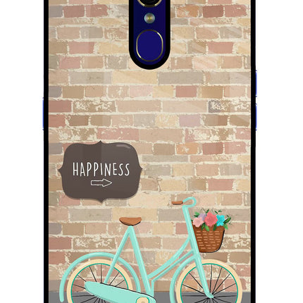Happiness Artwork Oppo F11 Glass Case Back Cover by Casekaro
