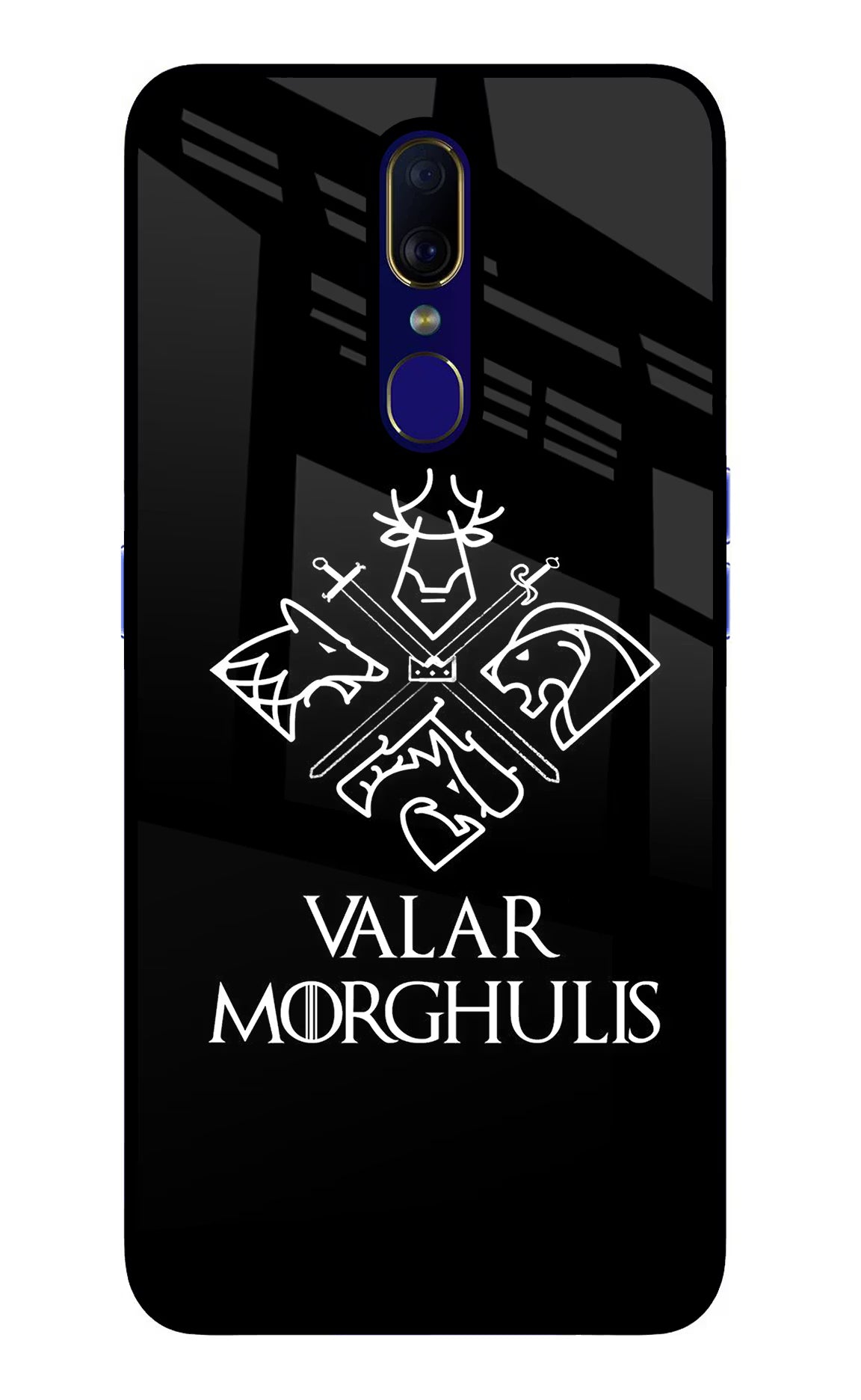Valar Morghulis | Game Of Thrones Oppo F11 Glass Case Back Cover by Casekaro