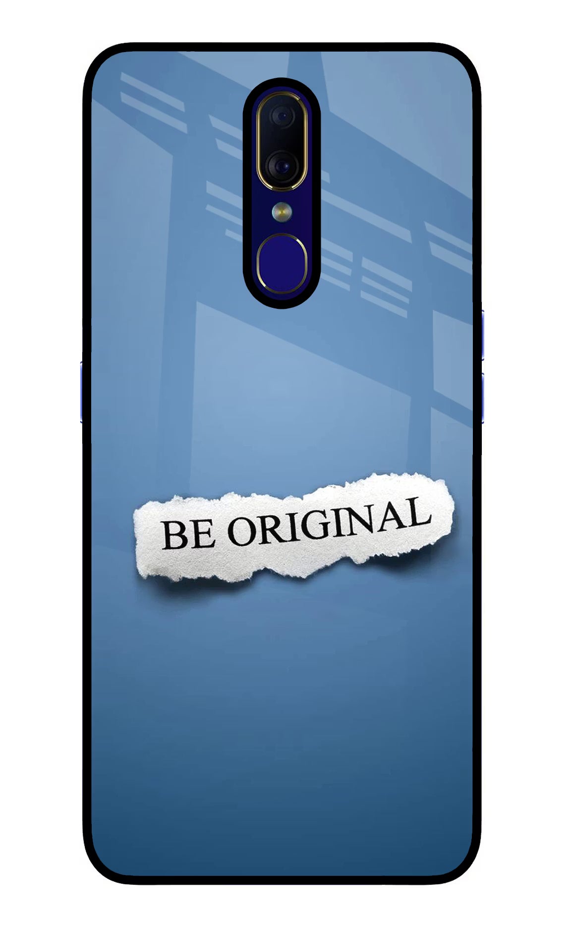 Be Original Oppo F11 Glass Case Back Cover by Casekaro