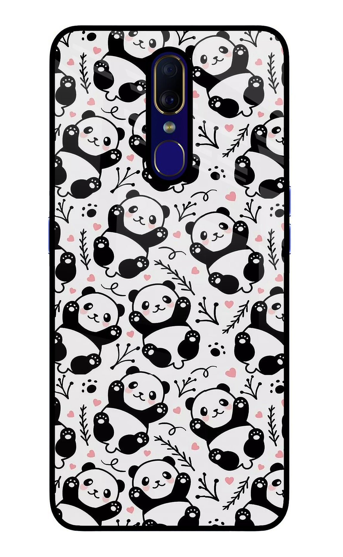 Cute Panda Oppo F11 Back Cover