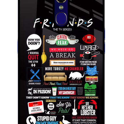 FRIENDS Oppo F11 Glass Case Back Cover by Casekaro