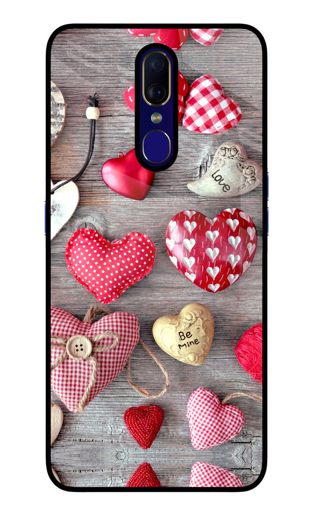 Love Wallpaper Oppo F11 Glass Case Back Cover by Casekaro