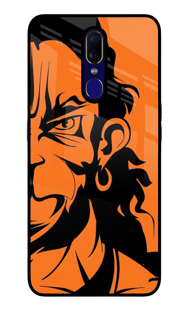 Hanuman Oppo F11 Glass Case Back Cover by Casekaro