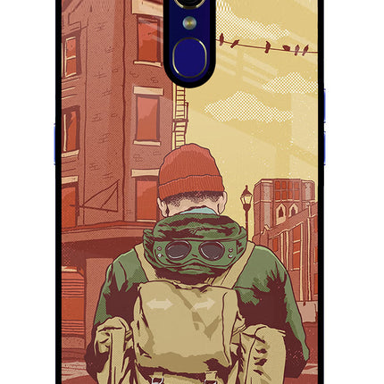Adventurous Oppo F11 Glass Case Back Cover by Casekaro