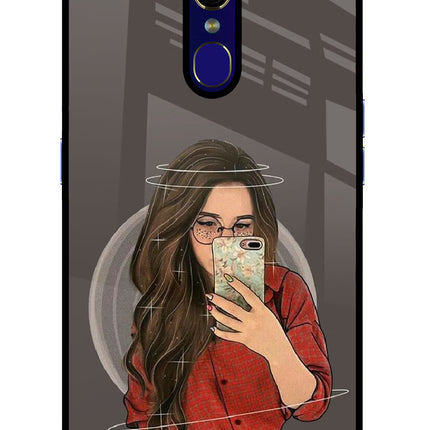 Selfie Queen Oppo F11 Glass Case Back Cover by Casekaro