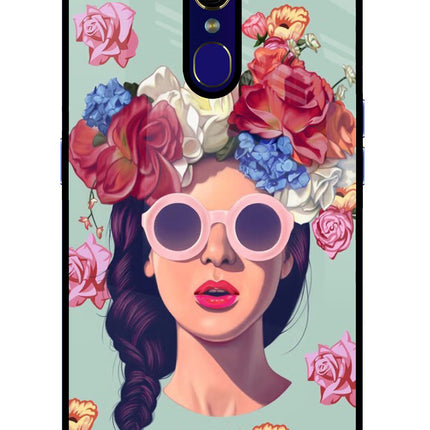 Pretty Girl Oppo F11 Glass Case Back Cover by Casekaro