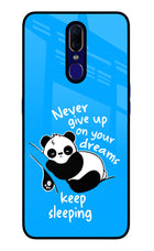 Keep Sleeping Oppo F11 Glass Case