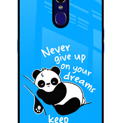 Keep Sleeping Oppo F11 Glass Case Back Cover by Casekaro