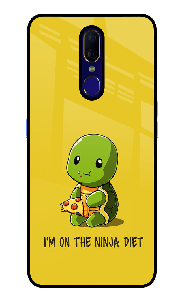 I'm on Ninja Diet Oppo F11 Glass Case Back Cover by Casekaro