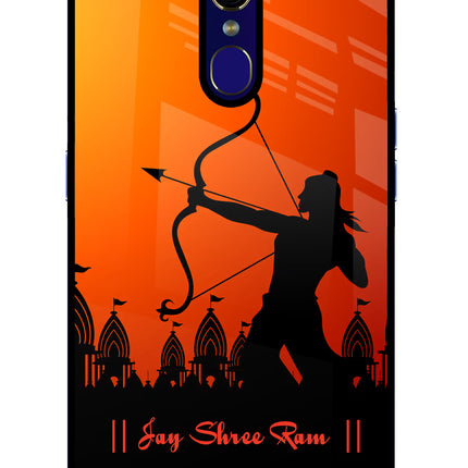 Lord Ram - 4 Oppo F11 Glass Case Back Cover by Casekaro
