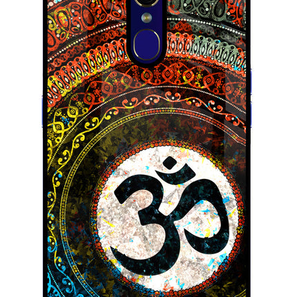 Om Cultural Oppo F11 Glass Case Back Cover by Casekaro